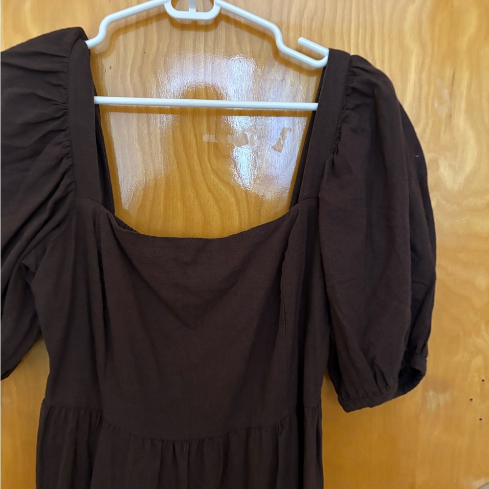 House of Harlow 1960 chocolate brown dress - Picture 2 of 4